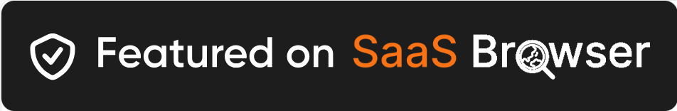 Featured on SaaS Browser